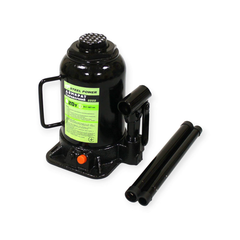Домкрат гідравлічний 20 т, 217-407 мм (коробка) Steel Power Мукачево - фото 1