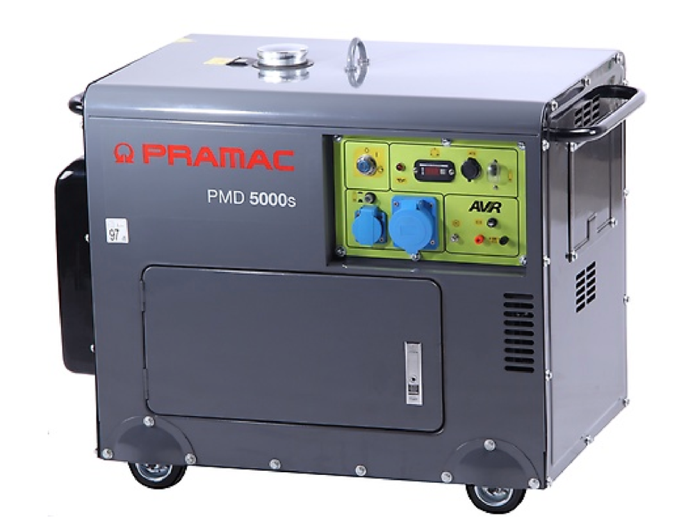 Генератор дизельный PRAMAC PMD5000s, 1-фазный 230V, 50Hz, 6.25kVA/5kW, бак 14,5 л, расход 1,28 л/ч, пуск: стартер, 410x310x180 Киев - изображение 1