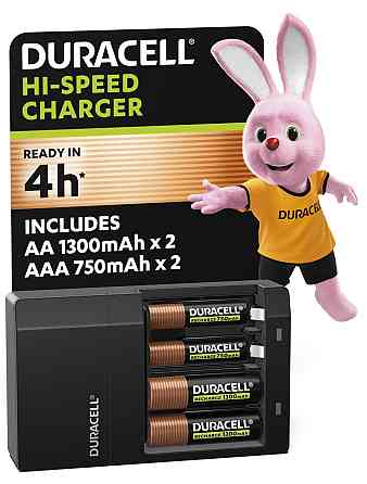 Зарядное устройство Duracell CEF14 + 2AA1300 + 2AAА750 (6307261) Киев