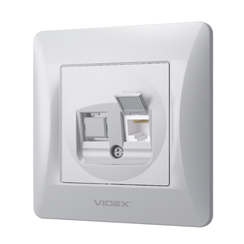 BINERA срібний шовк Розетка внутрішня 1-а CAT6 комп'ютерна Videx Житомир - изображение 4