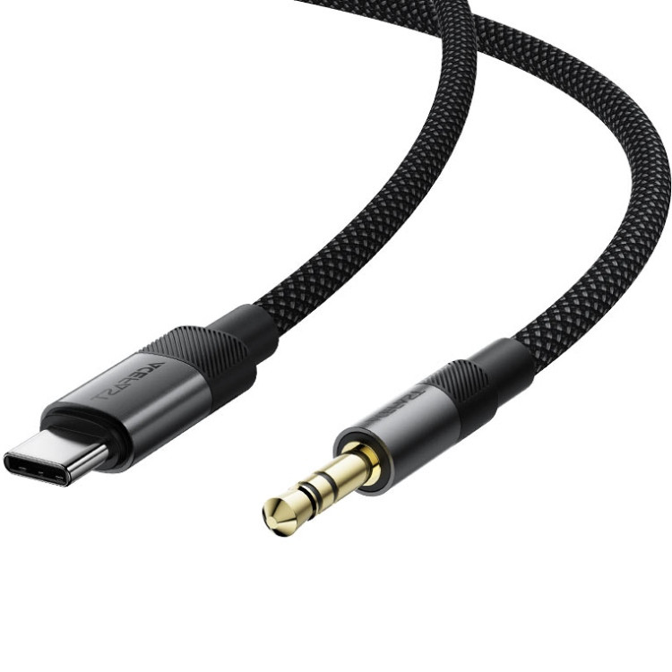 Перехідник USB-C --> 3.5 mm (F) 15cm audio converter J11 Acefast black Вінниця - фото 3