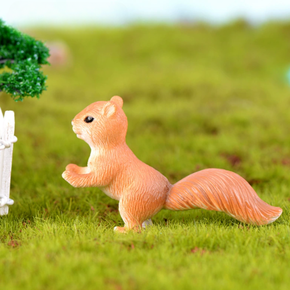 Набор фигурок Белочки Лесные Шалунки 4 шт для моделирования и мини-сада Одесса - изображение 5