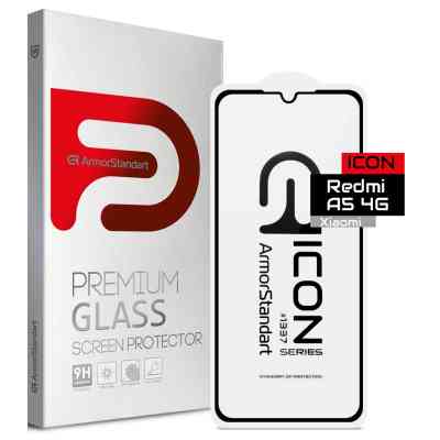 Стекло защитное Armorstandart Icon Xiaomi Redmi A5 4G / Poco C71 4G Black (ARM84704) Винница