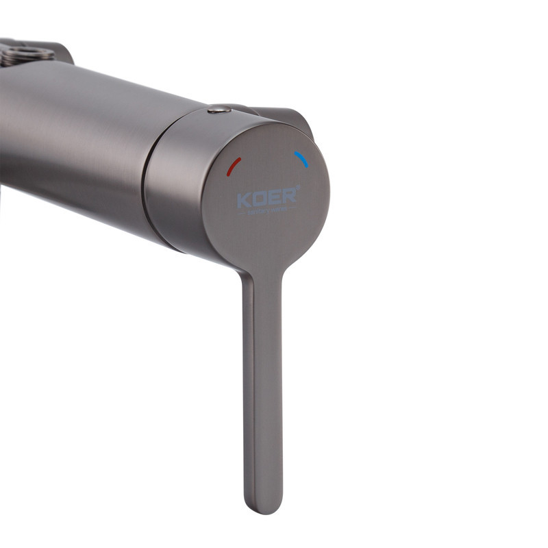 Душевая колонна с смесителем Koer KB-56029-07, 3 функции, графитовый цвет (KR5497) Харьков - изображение 9