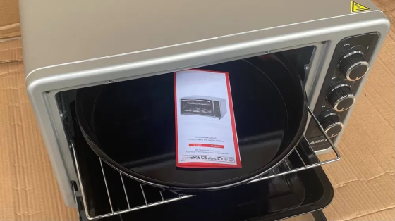 Електрична духовка Asel 33 літри 1300 Вт Механічне управління | Таймер ASEL AF-0023 (33-23) сіра - 9435 Одеса