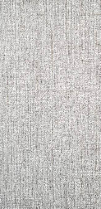 Шпалери вінілові на флізеліні Rasch Golden Hour метрові однотонні смужки під мішковину бежево-сірі Київ - фото 2