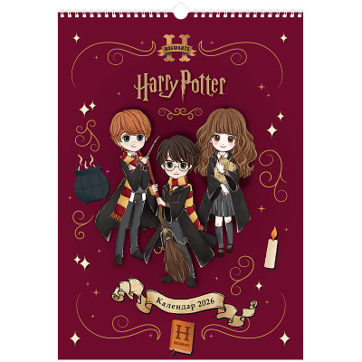 Календарь Kite планер настенный Harry Potter 2026 год (HP26-440) Винница - изображение 1