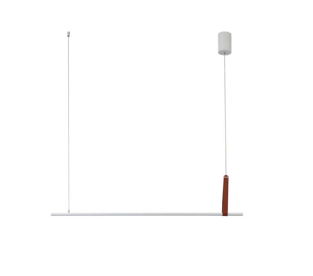 VALESO Підвісний світлодіодний світильник G 2810/1100 44W Білий+Штучна шкіра Коломия - фото 12