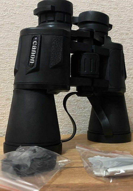 Мощный бинокль Canon 20х50 прорезиненный, влагозащищенный бинокль. Киев - изображение 7