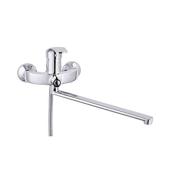 Змішувач для ванни Kroner KRP Konstante - C070 з душовим гарнітуром, хром Київ