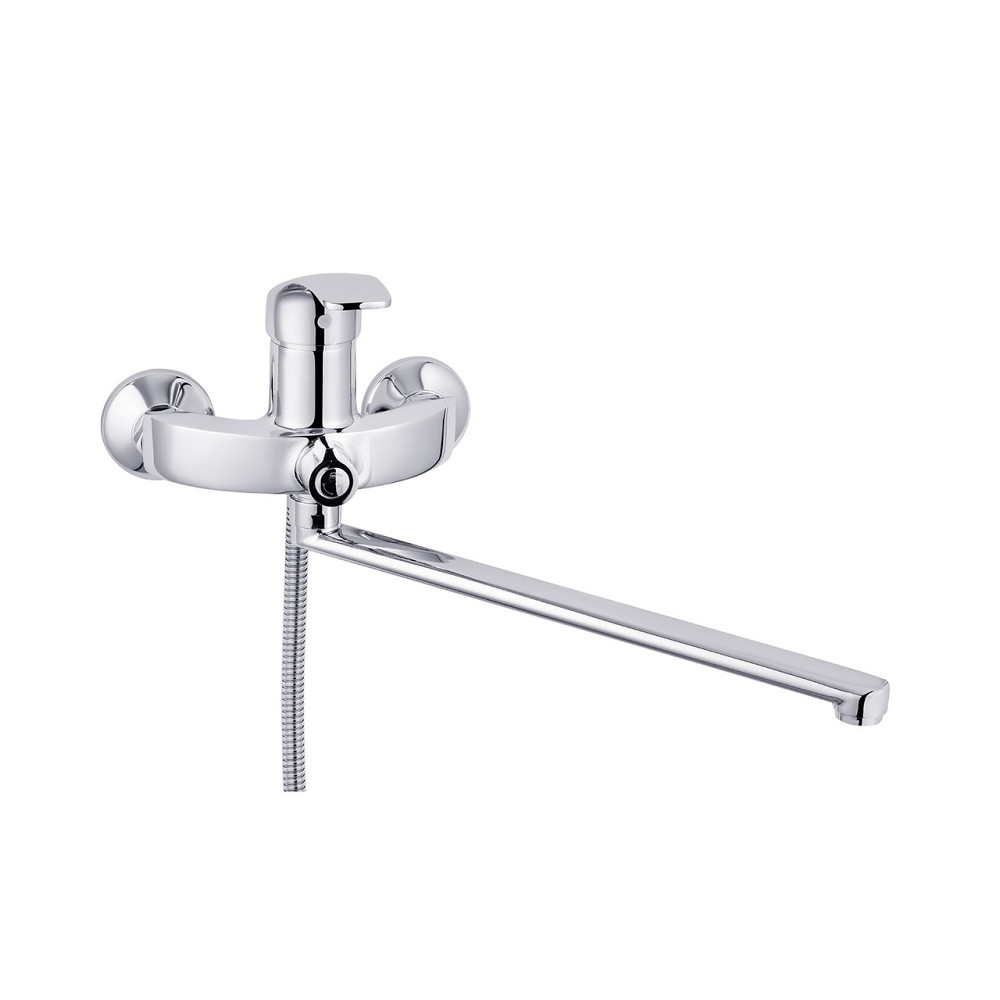 Змішувач для ванни Kroner KRP Konstante - C070 з душовим гарнітуром, хром Київ - фото 1