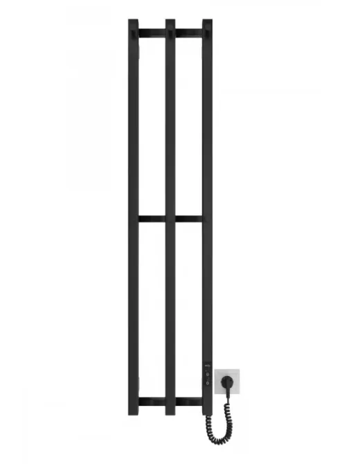 Электрический полотенцесушитель Hygge Family Slim 1170х250 TR К черный мат Киев - изображение 2