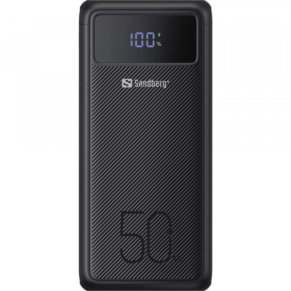 УМБ Sandberg PD 50000mAh 130W PD, 3хUSB 3xType-C LED 2W (420-75) Киев - изображение 1