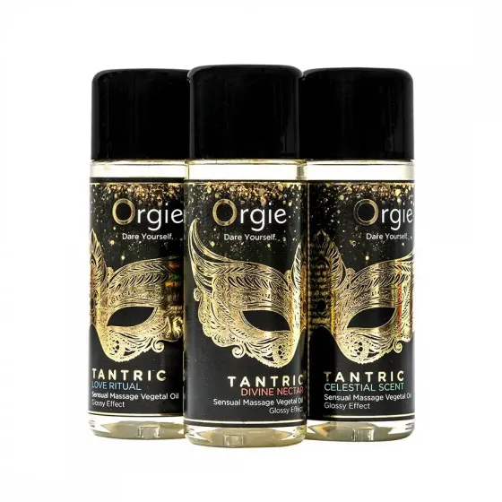 Набір олій для тантричного масажу Orgie – Tantric Mini Size Collection (3х30 мл), зволоження Львів