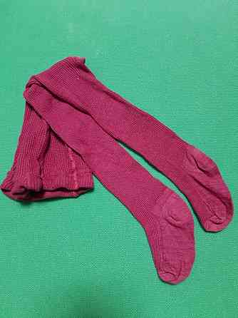 Колготы детские розовые - 12 размер на рост 74см, 75% хлопок, 25% полиамид Київ