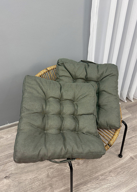 Подушка для стульев (50x50х8 см) Decorator Sawana цвет хаки 84-182 Киев - изображение 2