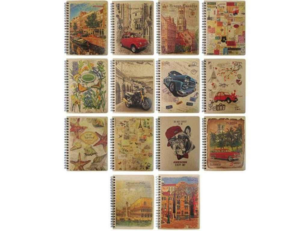 Записна книжка на спір. KRAFT В6, 96 арк. клітинка KR6196K ТМ ОФОРТ   Solmir Київ - фото 1