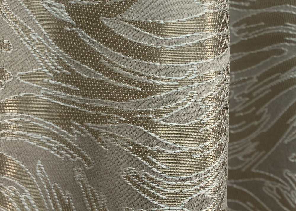 Комплект готових штор VR-Textil Жакард Magic № 1605ш Бежевий 145х270 см 2 шт (33-0468) Киев - изображение 8