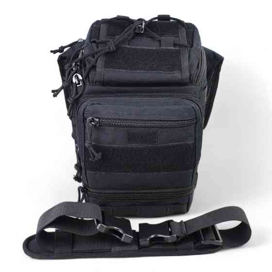 Тактична сумка для активного життя, Нагрудна сумка бананка містка, Чоловіча сумка-слінг тактична хакі VH-58 Івано-Франківськ