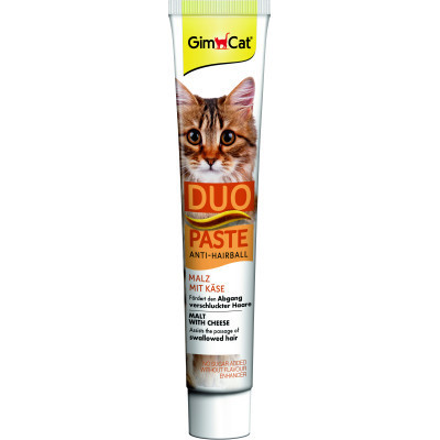 Паста для тварин GimCat DUO PASTE Anti-hairball malt with cheese мальт та сир 50 г (4002064427218) Вінниця - фото 3