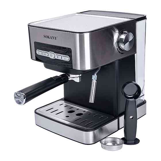 Sokany Кавоварка з трубкою для молока 1,6 л кавомашина для дому 850 Вт Sokany SK-6862 Коломыя
