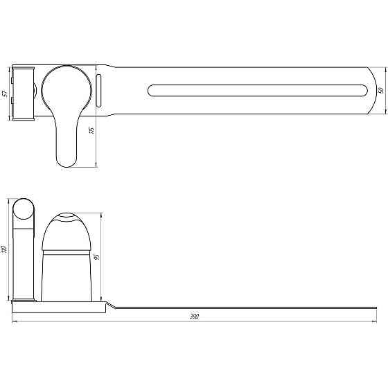 Смеситель для биде Globus Lux Solly GLSO-0206 Киев