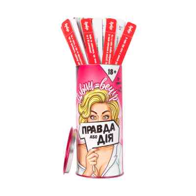 Настільна гра 18+ Fun Games Shop Правда або Дія: Дівич-вечір, українська (FGS20) Вінниця