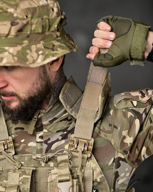 Плитоноска 4 швидкі скидання Cordura піксель ВТ7930 Одеса - фото 5