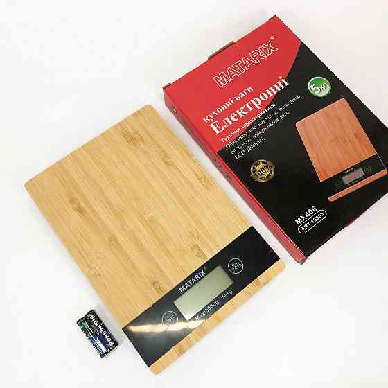 Весы вес для кухни MATARIX MX-406 5кг Wood, Кухонные весы мини Кухонные с хорошей точностью JO-15 Львов