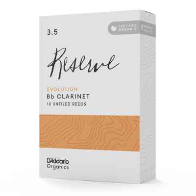 Тростина для кларнета D&apos;Addario Organic Reserve Evolution Bb Clarinet #3.5 - 10 Pack (ODCE1035) Вінниця