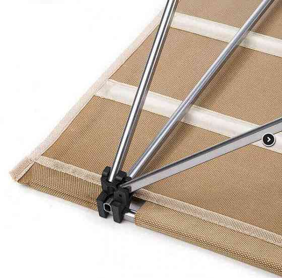 Cтил складной Naturehike NH20JJ020,1680D Oxford / алюминий, Размер L, бежевый Киев