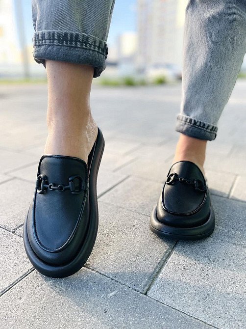 ALEX BELL Шльопанці жіночі ALEX BELL 900K-2-22AP чорні (літо, шкіра натуральна) (5066) 36-40 Коломия - фото 9