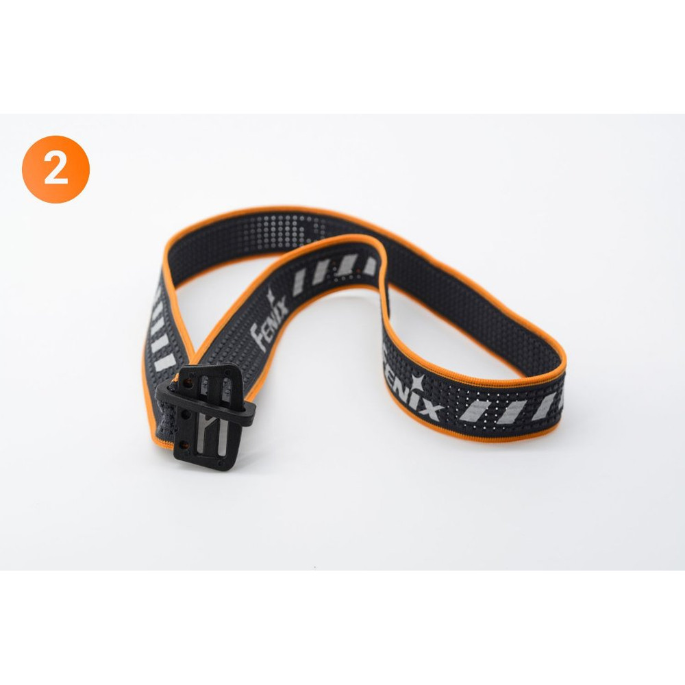 Стрічка для налобних ліхтарів Fenix, одинарна, AFH-03, чорно-помаранчева Київ - фото 12