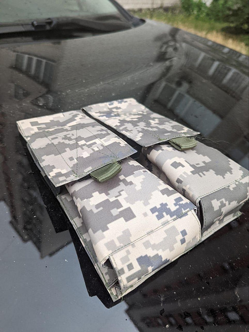 Підвійний підсумок АК на 4 магазини, Molle, Кольори: Хижак, Олива, Піксель (виробник) Дніпро - фото 2
