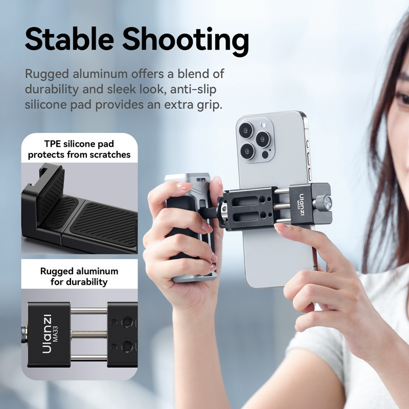 Тримач для телефону Ulanzi MA33 Phone Holder Black Одеса - фото 20