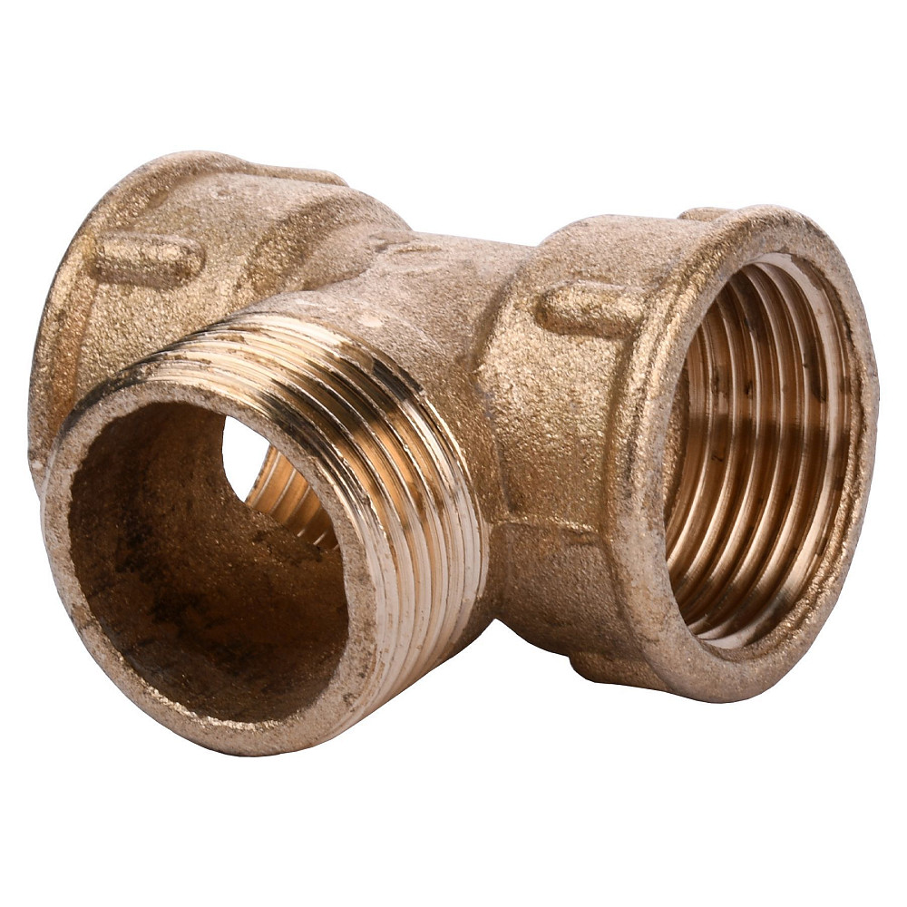 Трійник 1″ВЗВ латунний 232-1Б Киев - изображение 3