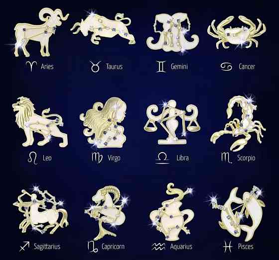 Брошка знак зодіаку "Тілець"  Сріблястий Сміла