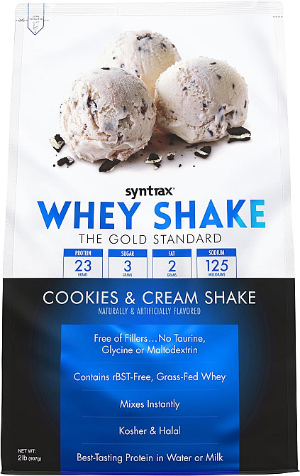 Протеїн Syntrax Whey Shake 908 g (Cookies &amp; Cream) Луцьк - фото 1