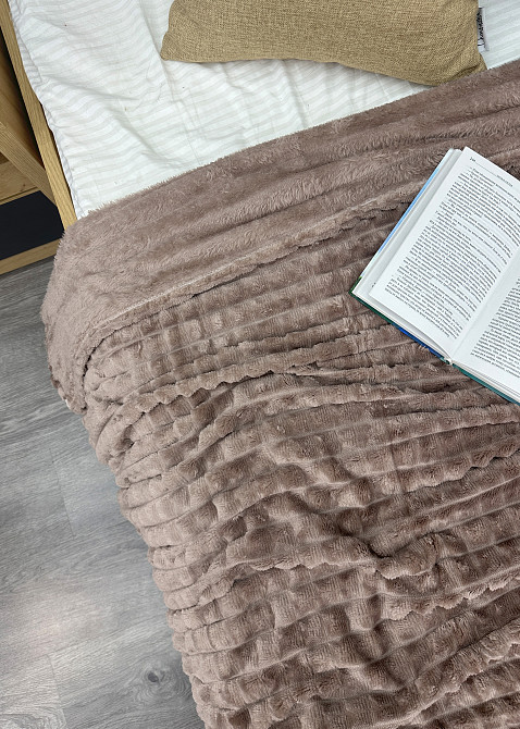 Плед-покривало Кубик 200х220 см (+-10см) Пудровий (87-233) Київ - фото 7