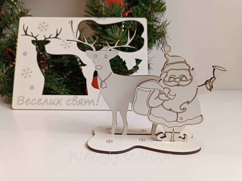 Новогодние объемные сувениры, открытка для поздравлений 