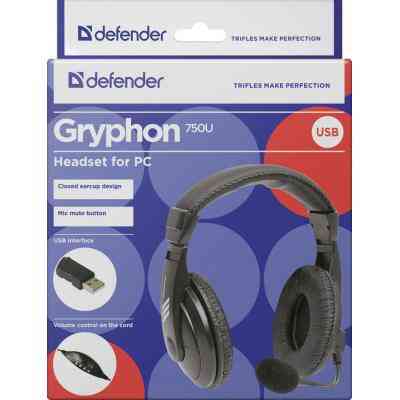 Наушники Defender Gryphon 750U USB (63752) Винница