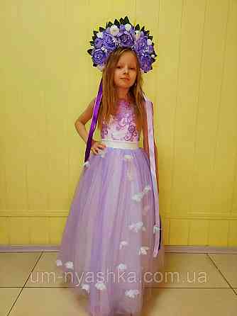 Длинное нарядное платье с бабочками Кривой Рог