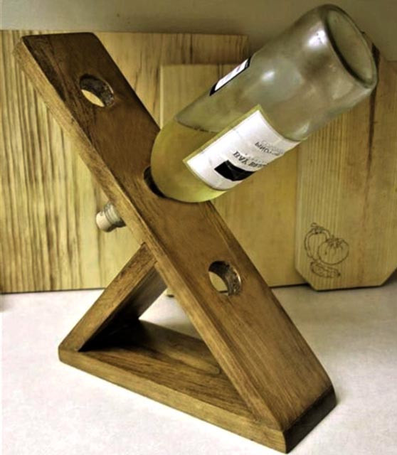 Настольная винная полка 
