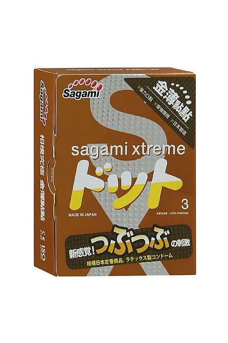 Презервативи латексні Sagami Xtreme Feel UP (ціна за упаковку, 3 шт.) Sex Aura Київ - фото 1