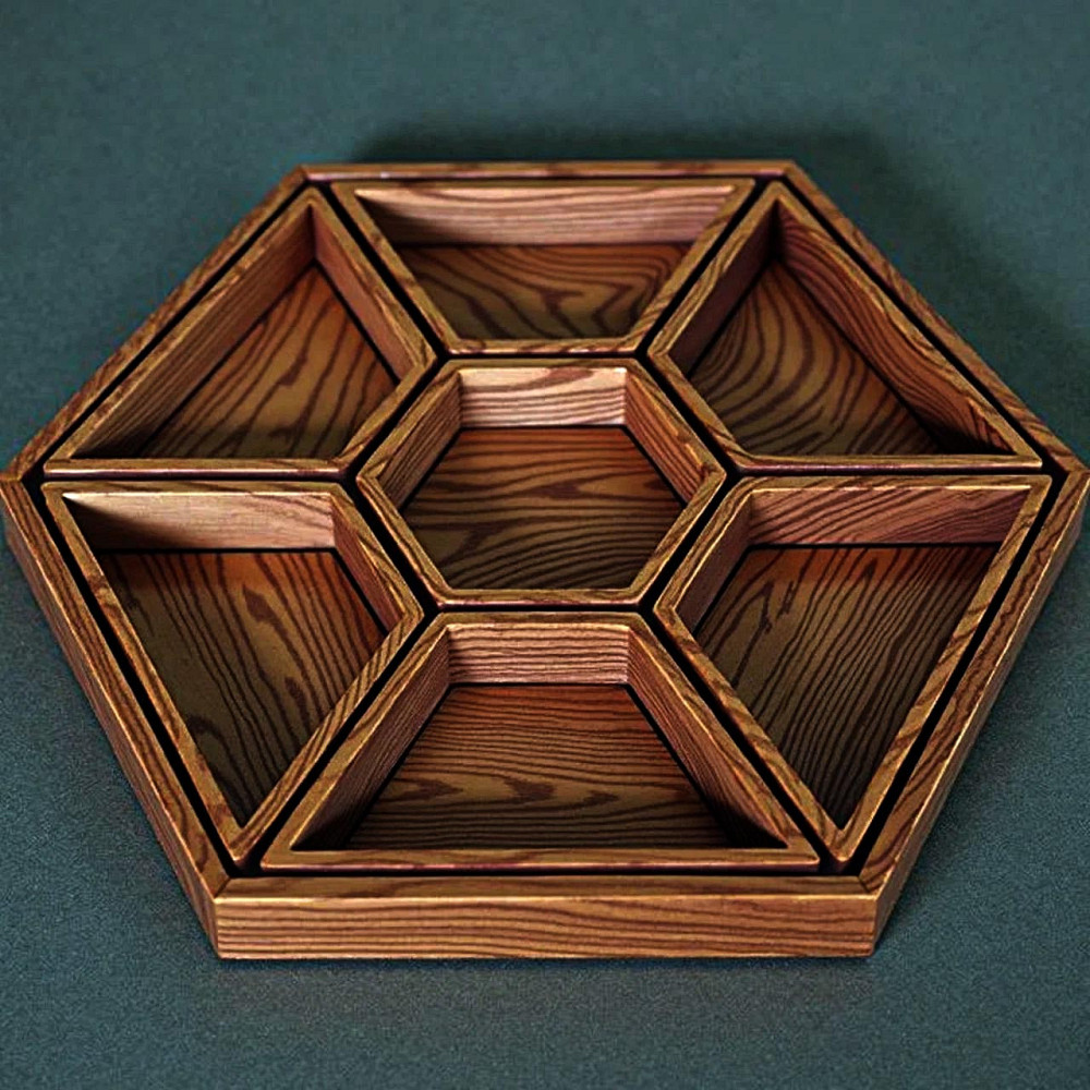 Менажница деревянная 