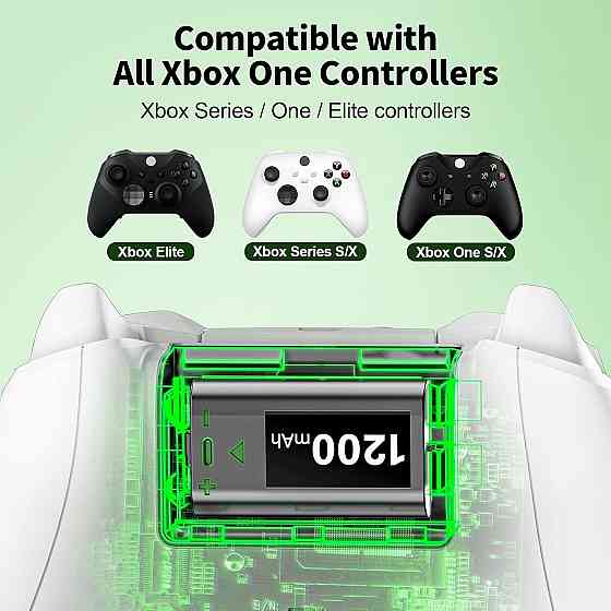 Акумулятор 1200mAh для Xbox One/Xbox Series X|S Луцк