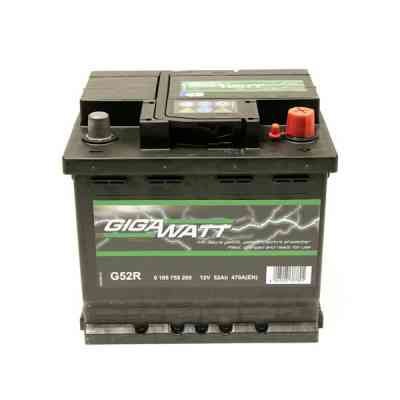 Акумулятор автомобільний GigaWatt 52А (0185755200) Вінниця