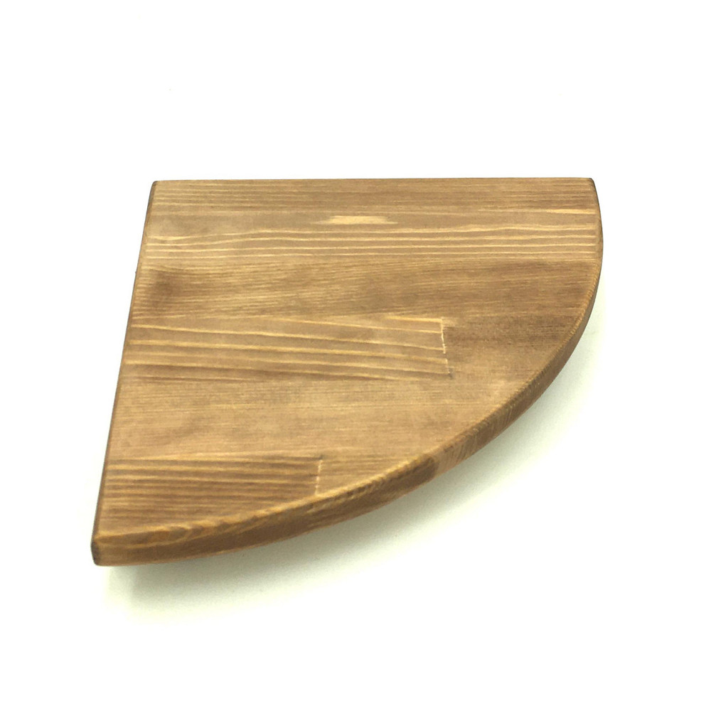 Угловая настенная полка 