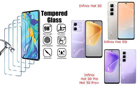 Защитное стекло ArmorGlass для Infinix Hot 50, Hot 50i, Hot 50 Pro, Hot 50 Pro+ – устойчивое к царапинам и Киев