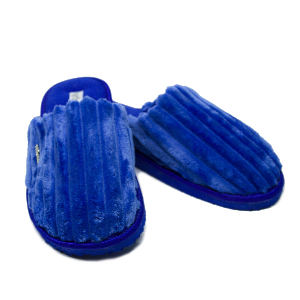 Капці чоловічі сині великий вельвет закритий носок ЕЛЕКТРИК Одеса - фото 5